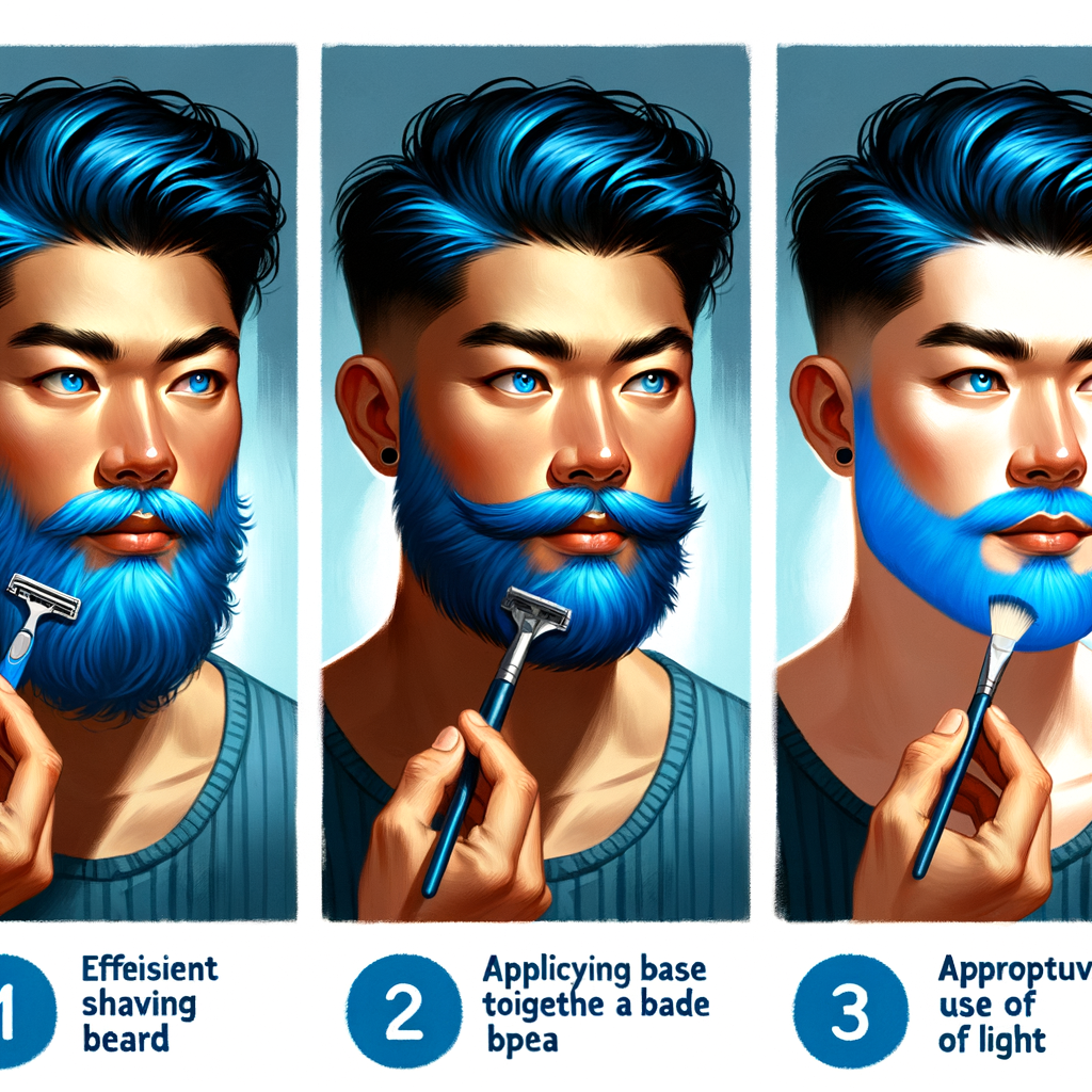 青ひげを薄く見せる