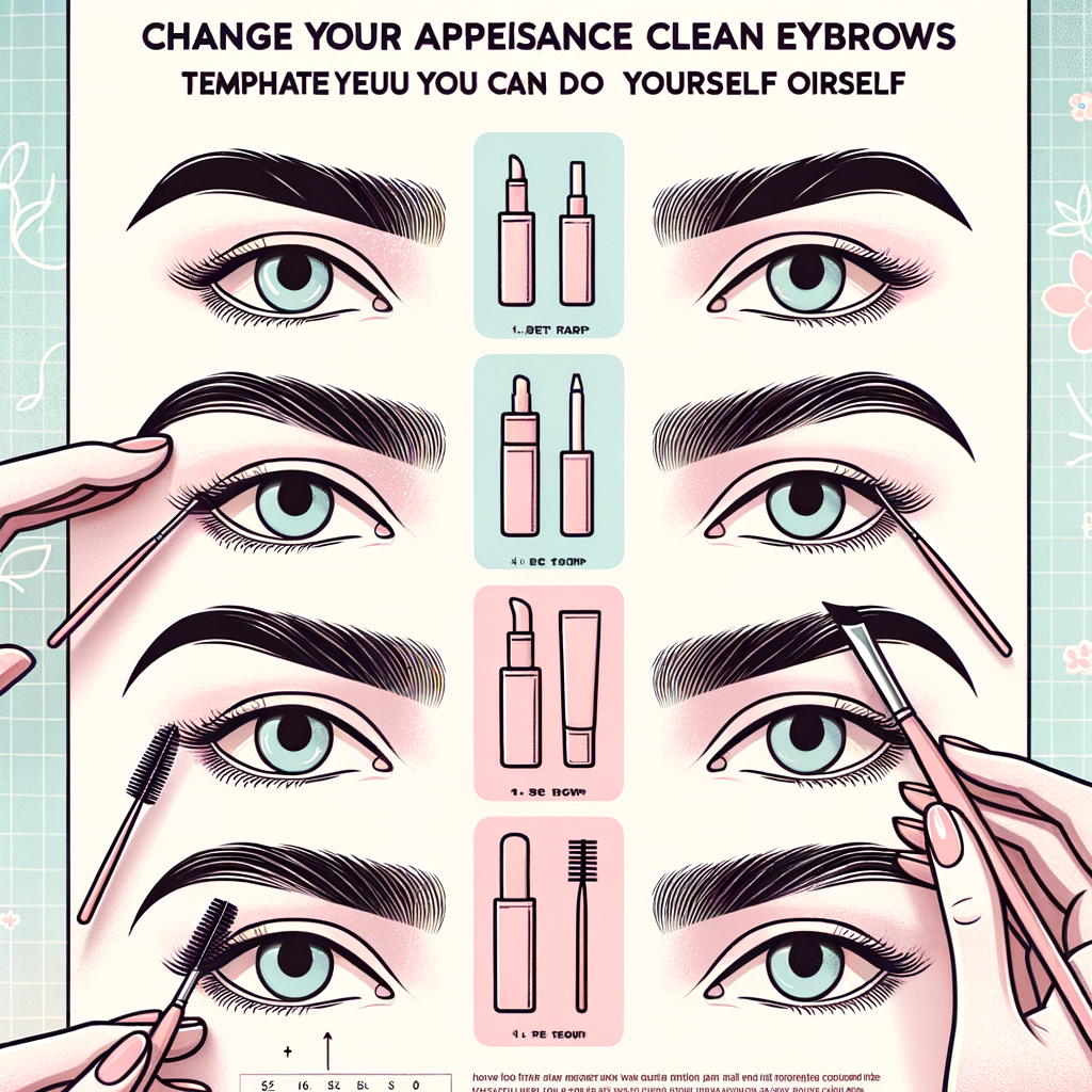 眉整えテンプレ