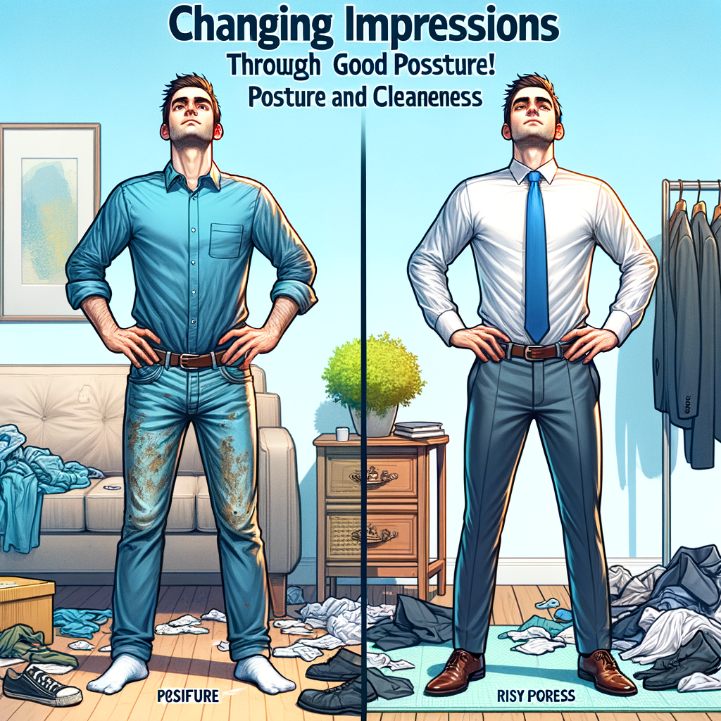 姿勢と清潔感